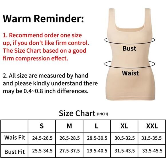 Women's Tummy Control Shapewear Tank - Picture 8 of 8